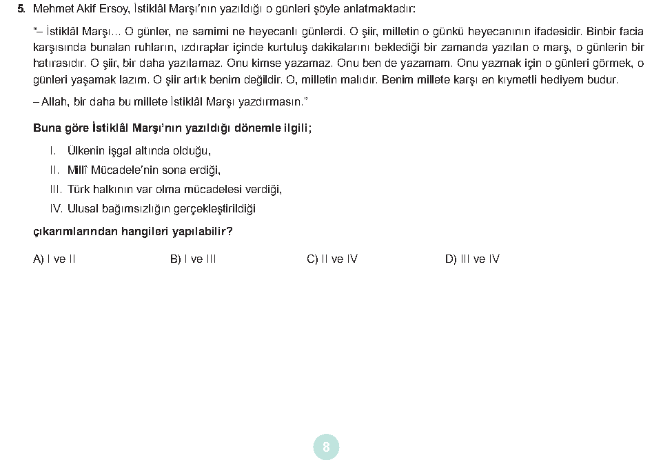 Soru 8