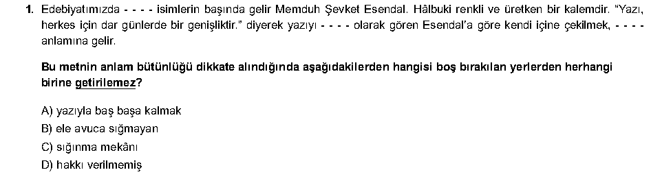 Soru 1