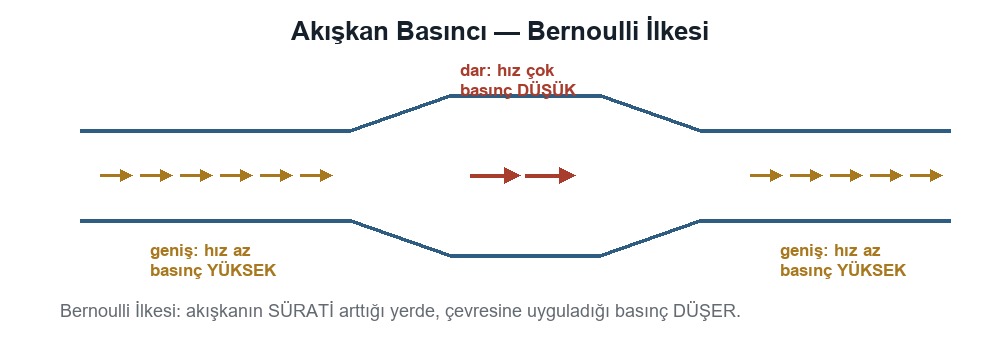 Akışkan Basıncı (Bernoulli İlkesi)