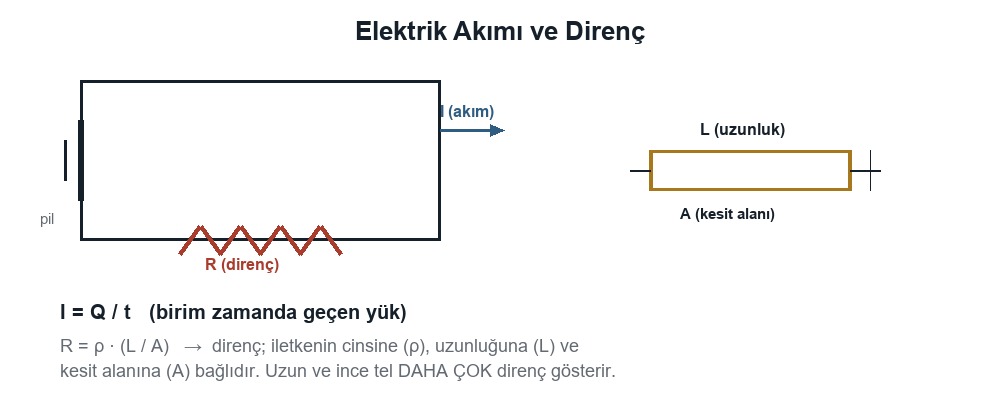 Elektrik Akımı ve Direnç