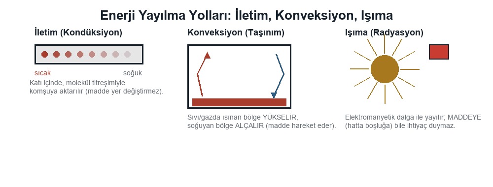 Enerji Yayılma Yolları ve Enerji İletim Hızı
