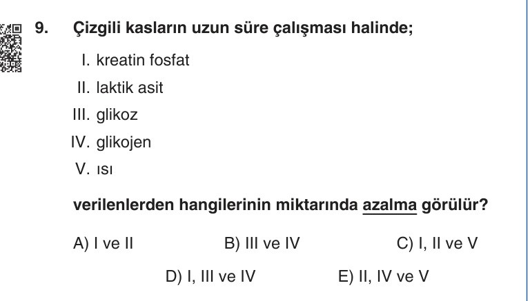 Gerçek Sınav Sorusu