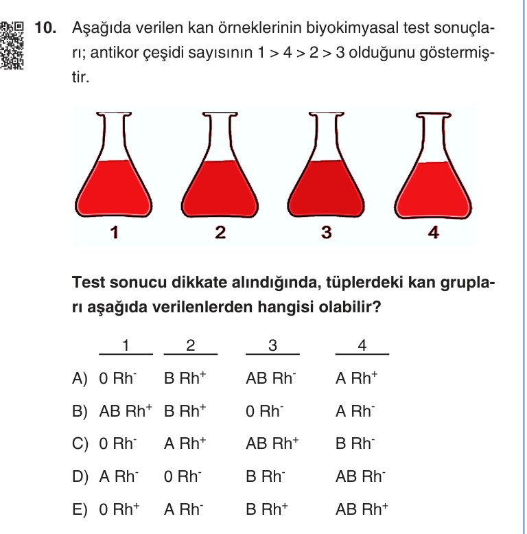 Gerçek Sınav Sorusu