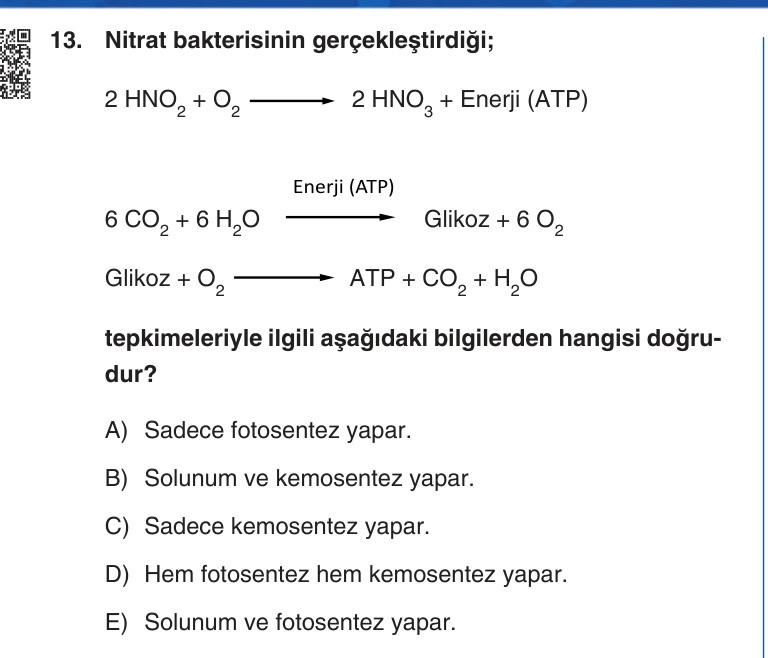 Gerçek Sınav Sorusu