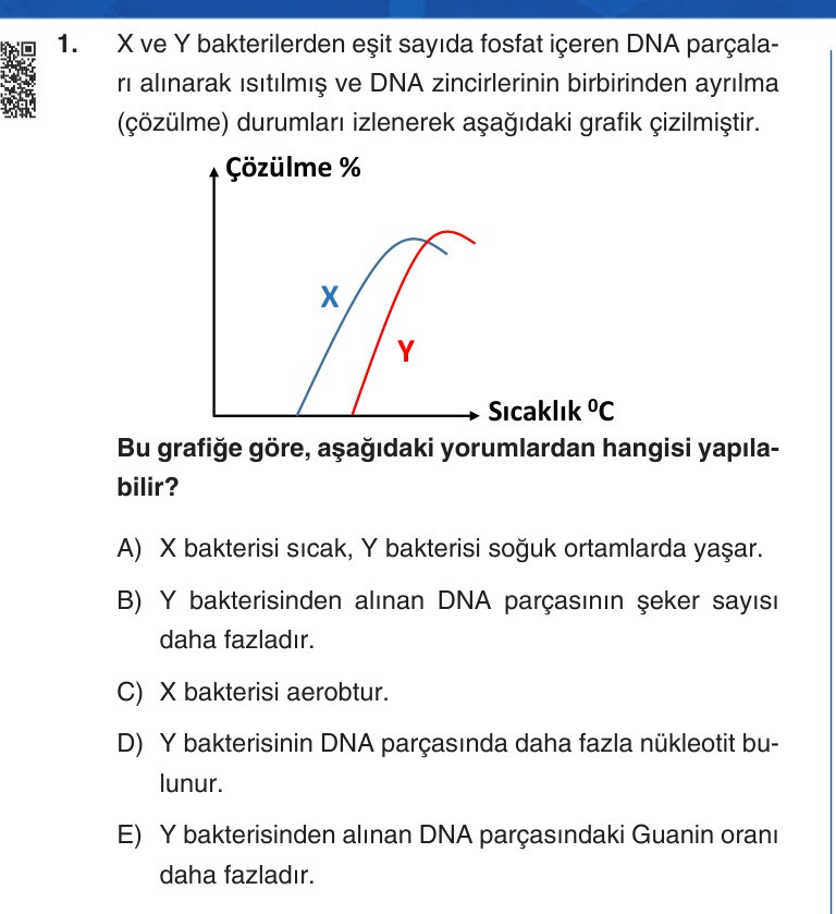 Gerçek Sınav Sorusu