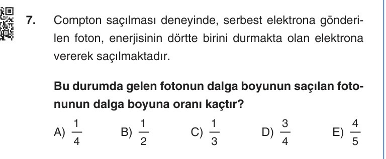 Gerçek Sınav Sorusu