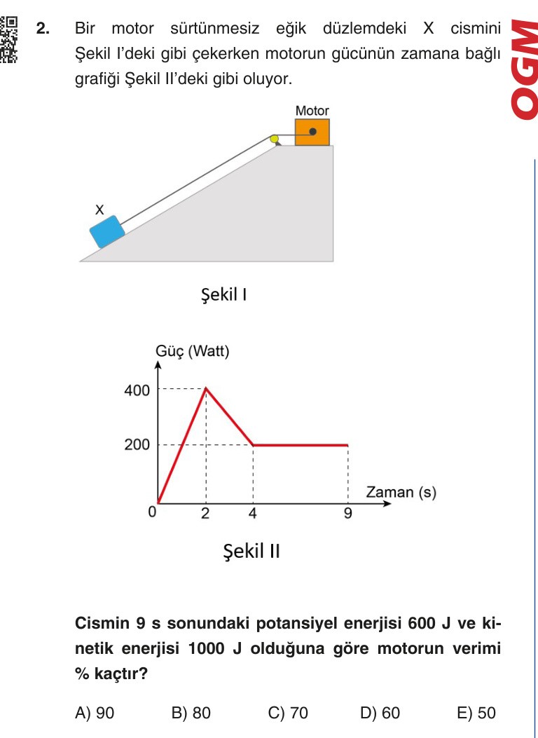 Gerçek Sınav Sorusu