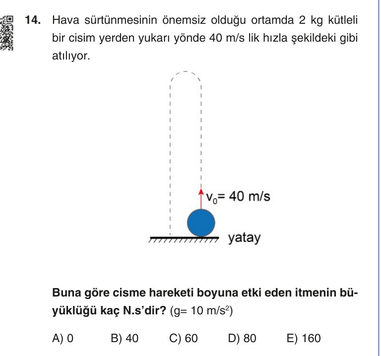 Gerçek Sınav Sorusu