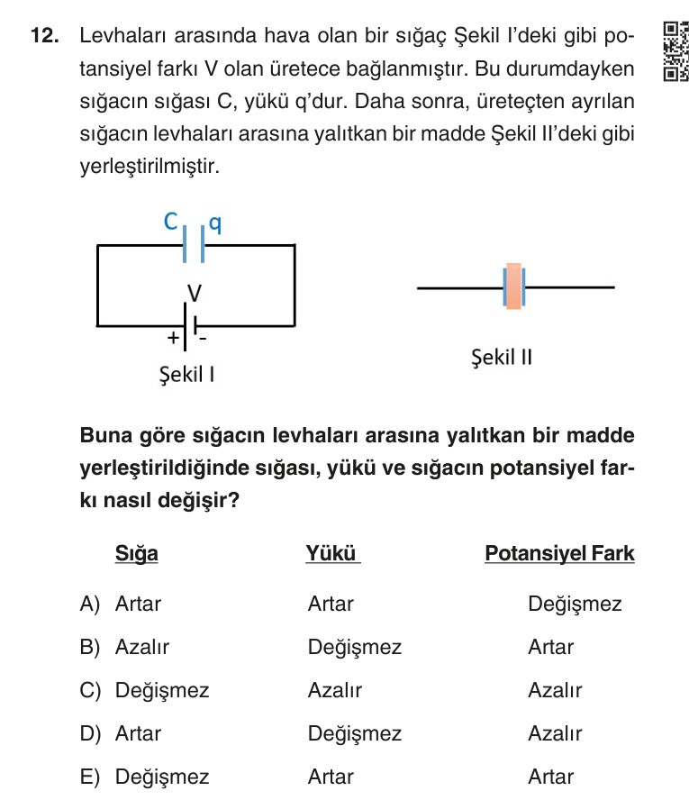 Gerçek Sınav Sorusu
