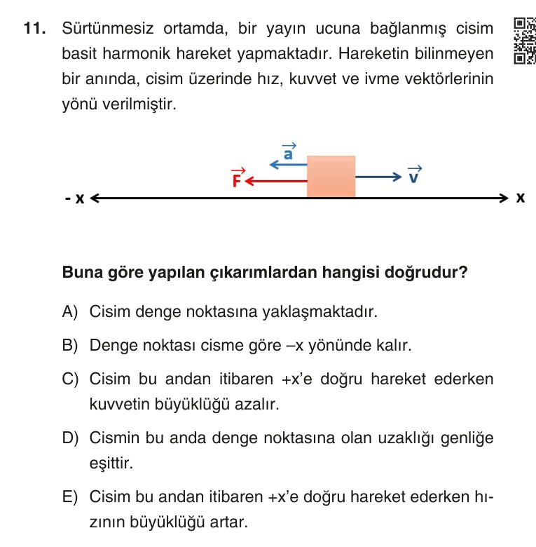 Gerçek Sınav Sorusu