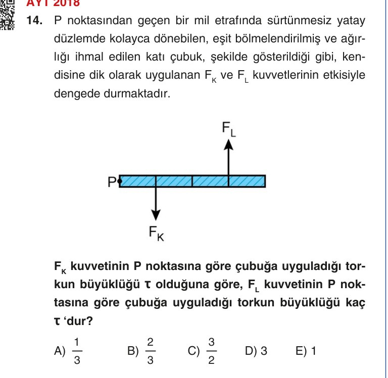 Gerçek Sınav Sorusu