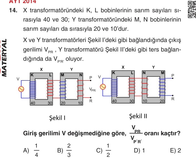 Gerçek Sınav Sorusu