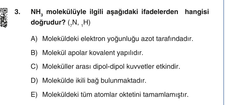 Gerçek Sınav Sorusu