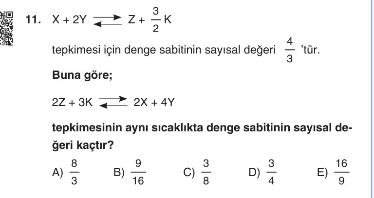 Gerçek Sınav Sorusu