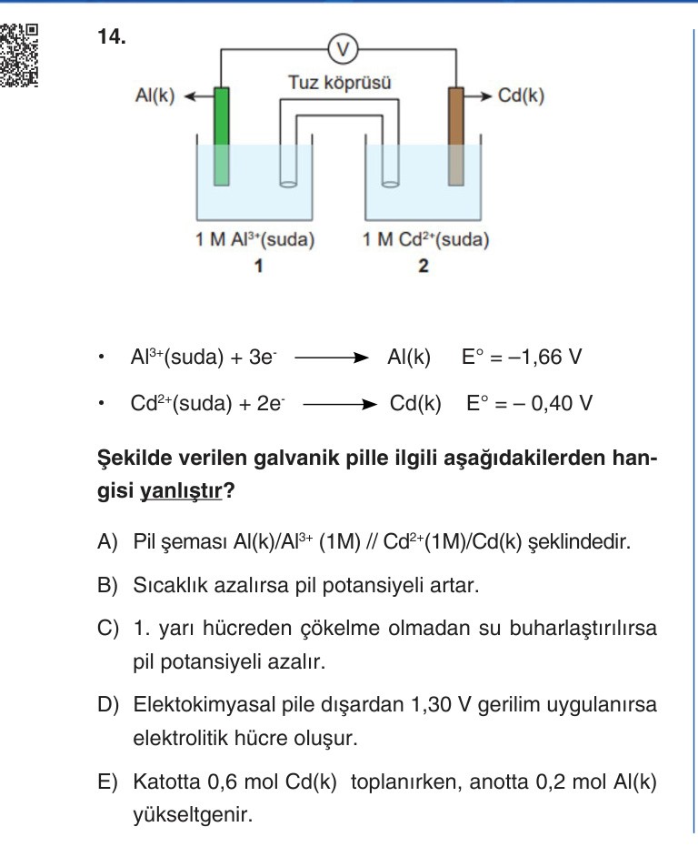 Gerçek Sınav Sorusu