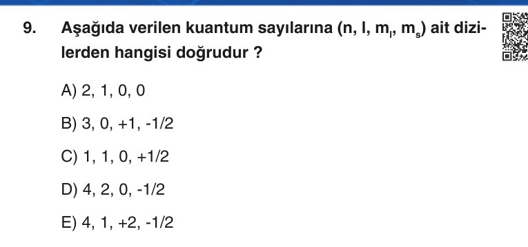 Gerçek Sınav Sorusu