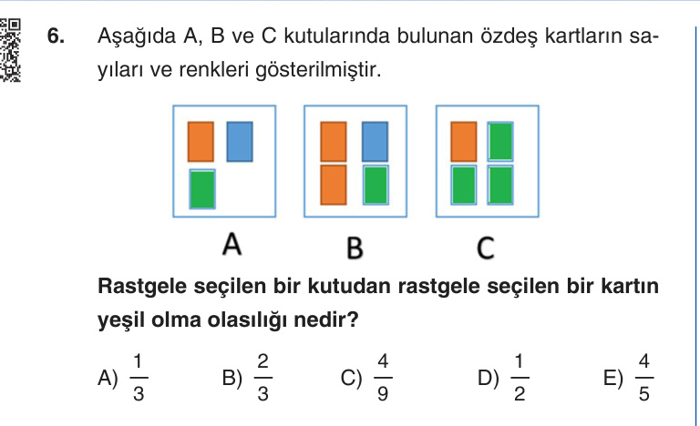 Gerçek Sınav Sorusu