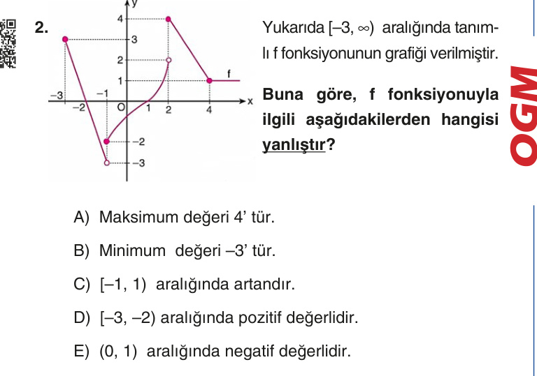 Gerçek Sınav Sorusu