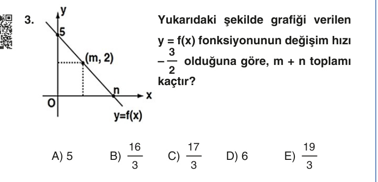 Gerçek Sınav Sorusu