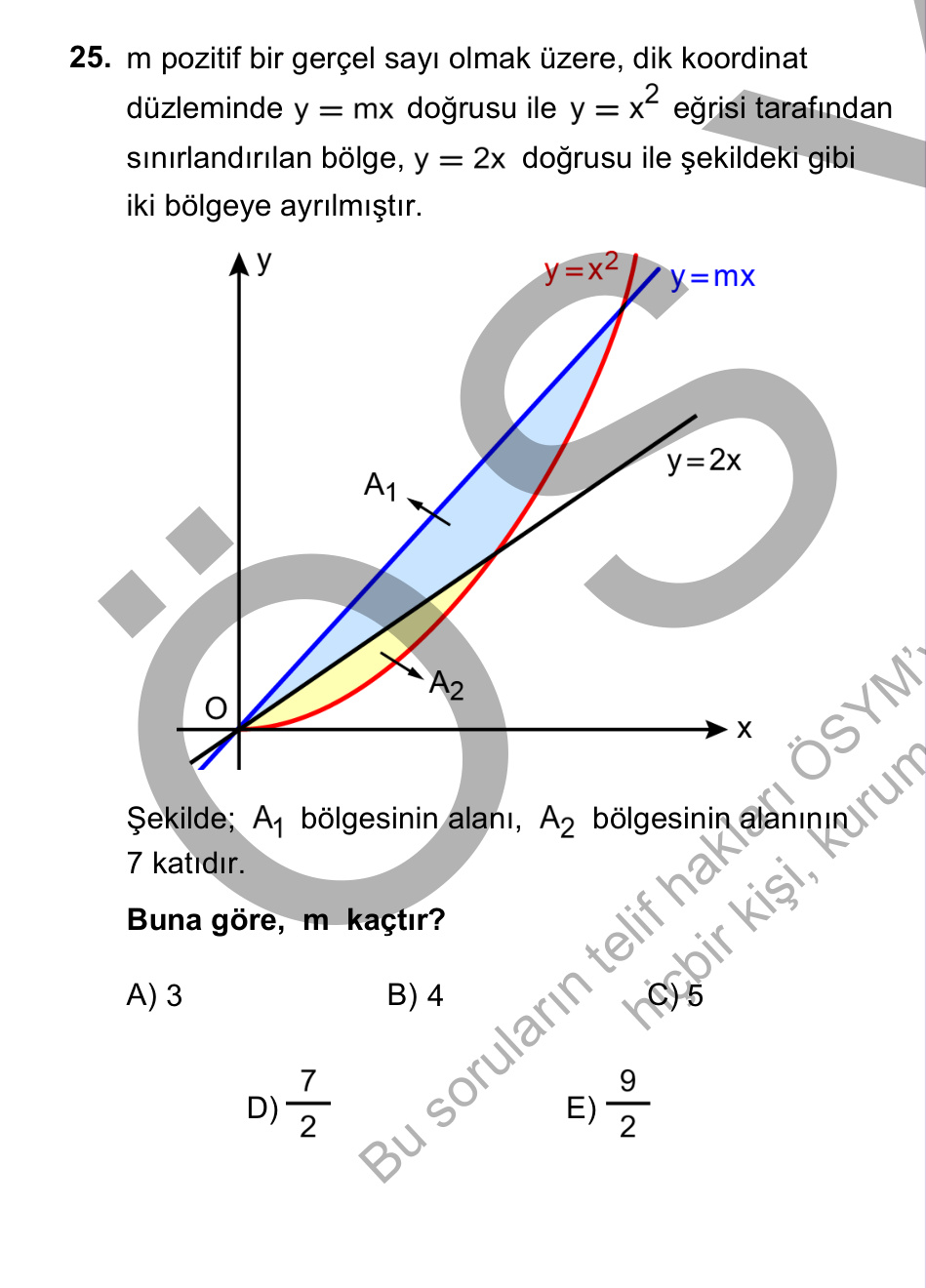 Gerçek Sınav Sorusu