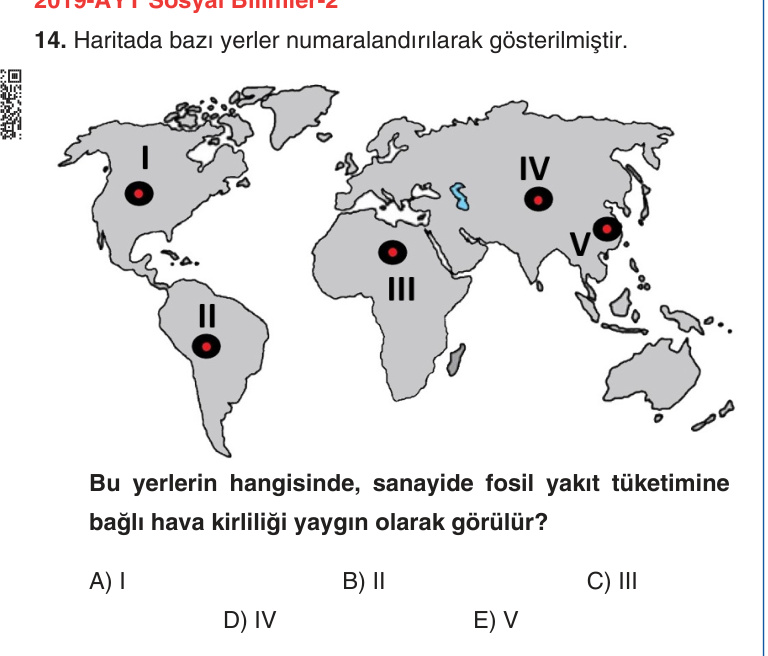 Gerçek Sınav Sorusu