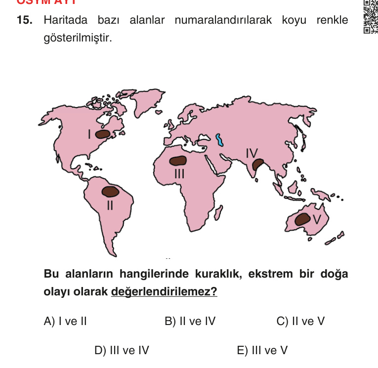 Gerçek Sınav Sorusu