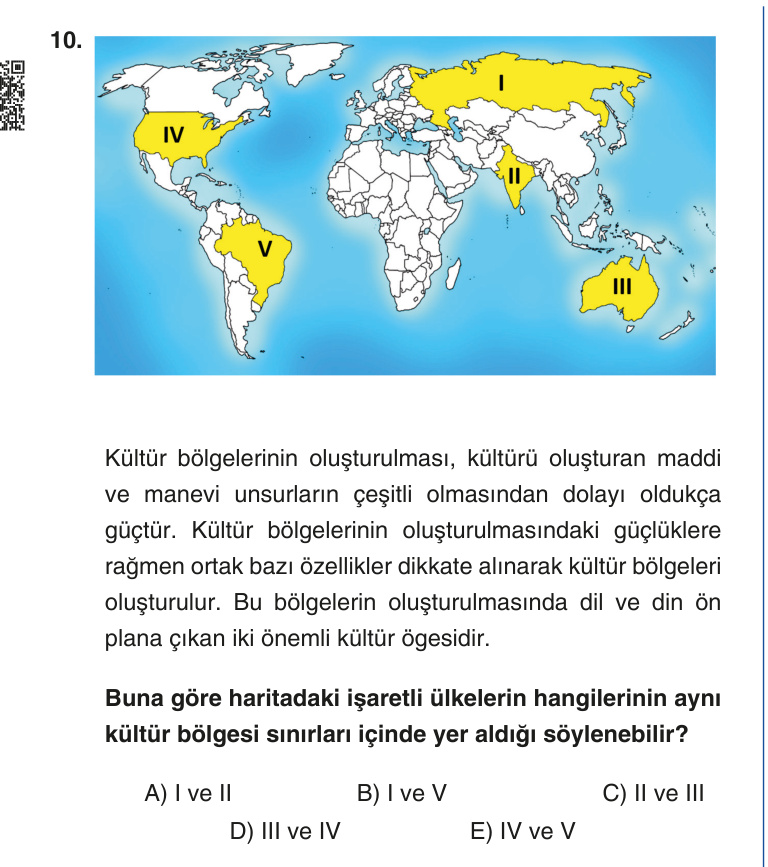 Gerçek Sınav Sorusu