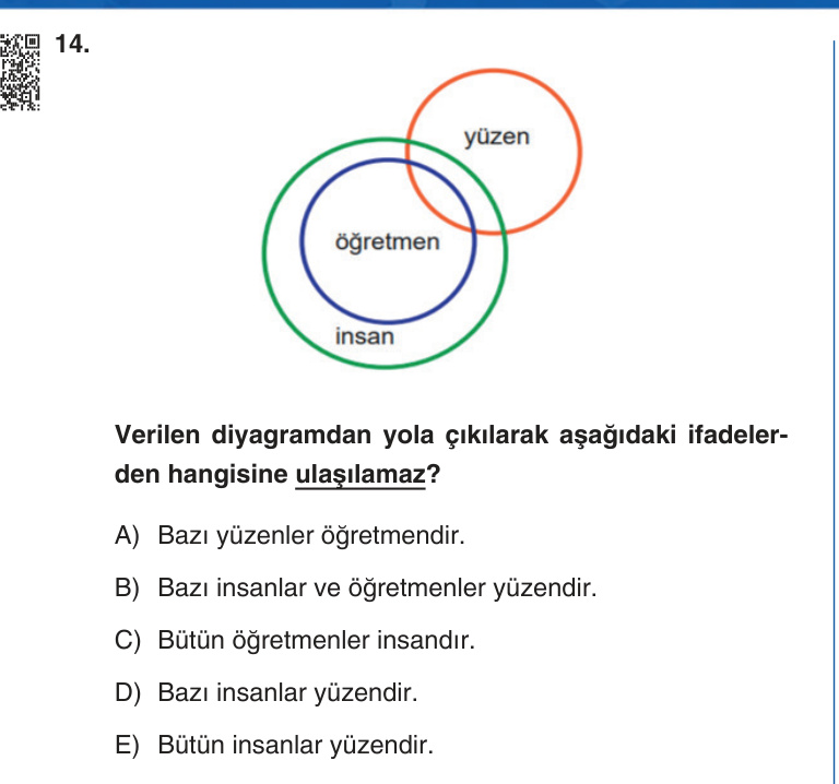 Gerçek Sınav Sorusu