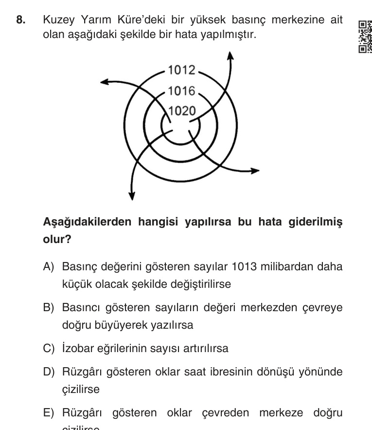 Gerçek Sınav Sorusu