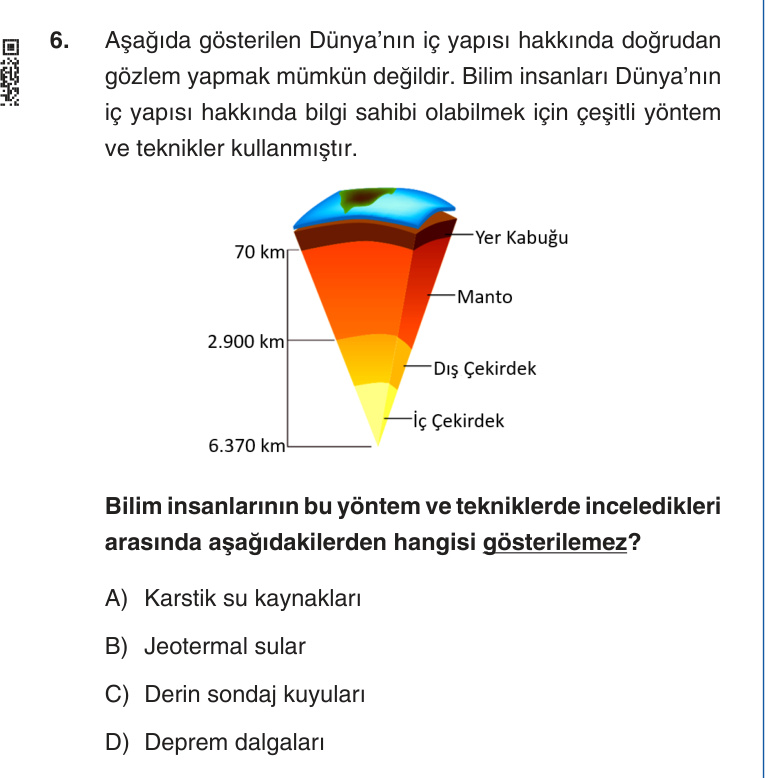 Gerçek Sınav Sorusu