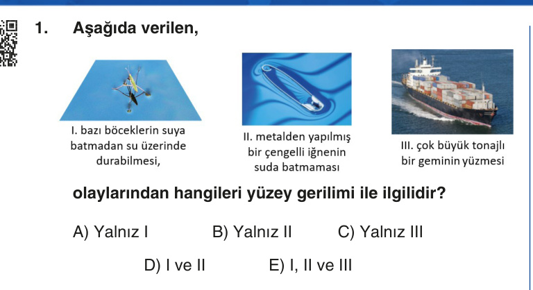 Gerçek Sınav Sorusu