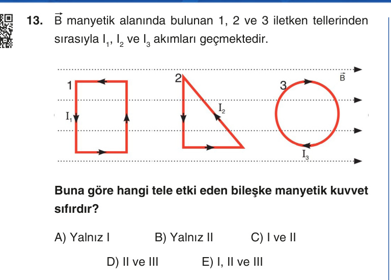 Gerçek Sınav Sorusu