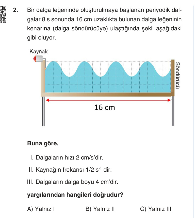 Gerçek Sınav Sorusu