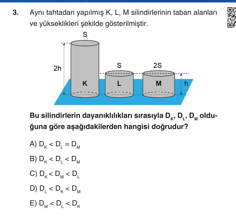 Gerçek Sınav Sorusu