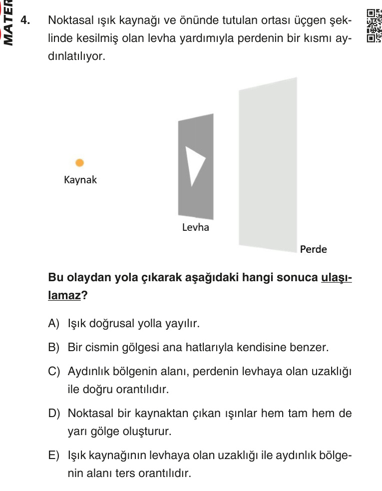 Gerçek Sınav Sorusu