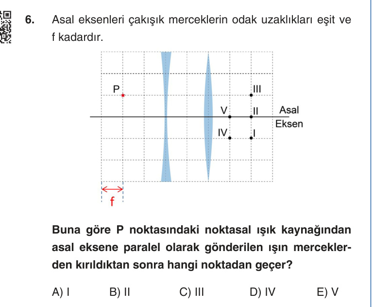 Gerçek Sınav Sorusu