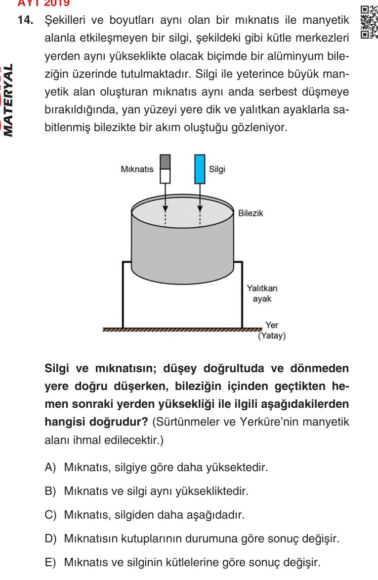 Gerçek Sınav Sorusu