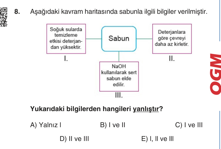 Gerçek Sınav Sorusu