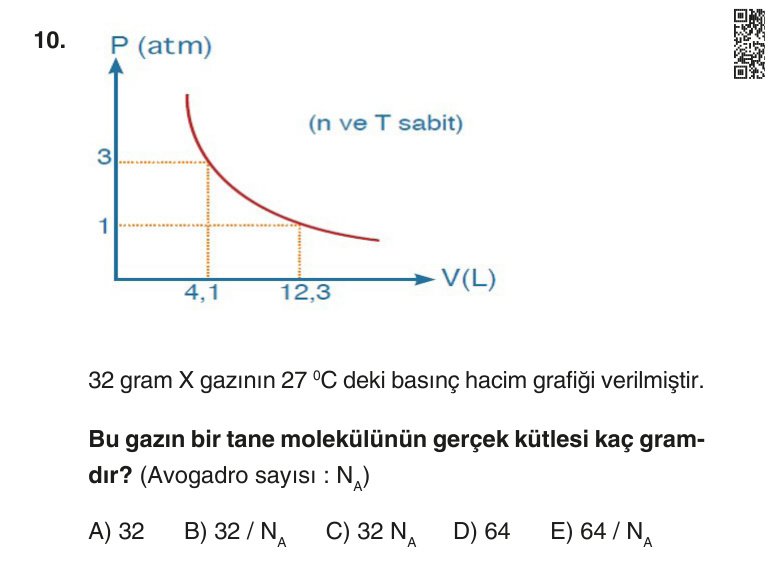 Gerçek Sınav Sorusu
