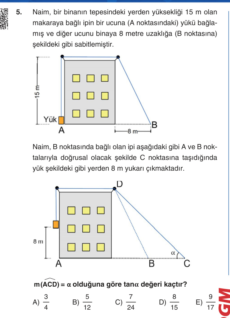 Gerçek Sınav Sorusu