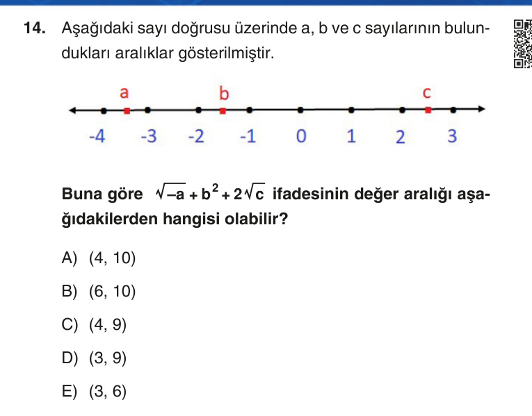 Gerçek Sınav Sorusu