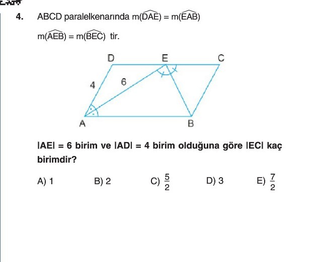 Gerçek Sınav Sorusu