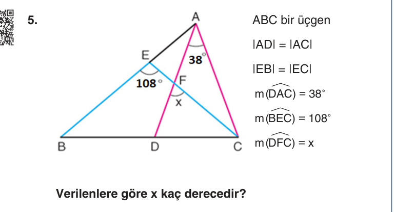 Gerçek Sınav Sorusu